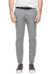 s.Oliver Stoffhose Casual mit Taschen Grau/Hellgrau