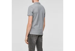 s.Oliver Herren Poloshirt Kurzarm Regular Fit mit Logostickerei Grau/Hellgrau/Dunkelgrau