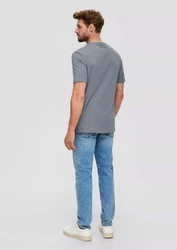 s.Oliver T-Shirt Casual im 2er Pack Silber/Blau/Grau
