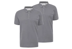s.Oliver Poloshirt (2-tlg) Grau/Hellgrau/Dunkelgrau