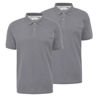 s.Oliver Poloshirt (2-tlg) Grau/Hellgrau/Dunkelgrau s.Oliver Poloshirt (2-tlg) Grau/Hellgrau/Dunkelgrau