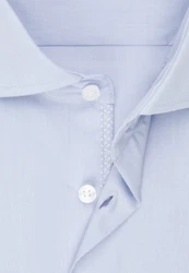 Seidensticker Businesshemd Regular Langarm Kentkragen Uni Hellblau/Blau
