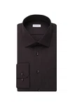 seidensticker Businesshemd Kentkragen Slim Extra langer Arm Bordeaux/Braun/Dunkelrot/Dunkelbraun/Rot/Lila/Schwarz