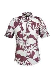 Kurzarmhemd Halbarmhemd mit floralem Print