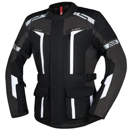 Motorradjacke Evans-ST 2.0 Textiljacke Herren schwarz / grau / wei M