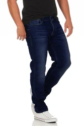 Jack & Jones Regular-fit Jeans Mike Original Dunkelblau/Blau
