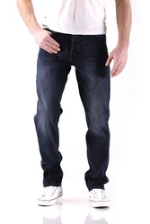 Jack & Jones Regular-fit Jeans Mike Original Dunkelblau/Lila