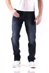Jack & Jones Regular-fit Jeans Mike Original Dunkelblau/Lila