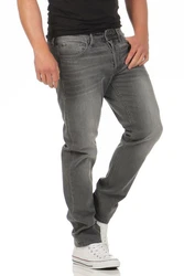 Jack & Jones Regular-fit Jeans Mike Original Hellgrau/Grau/Dunkelgrau