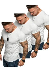 Amaci&Sons T-Shirt TACOMA Weiß/Creme