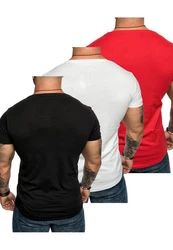 Amaci&Sons T-Shirt TACOMA Weiß/Lila/Rot/Schwarz/Grau/Mischfarben