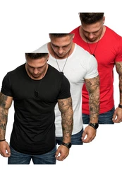 Amaci&Sons T-Shirt TACOMA Weiß/Lila/Rot/Schwarz/Grau/Mischfarben