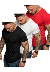 Amaci&Sons T-Shirt TACOMA Weiß/Lila/Rot/Schwarz/Grau/Mischfarben