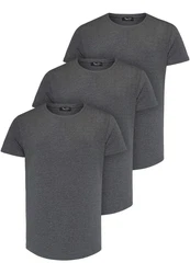 Amaci&Sons T-Shirt TACOMA Dunkelgrau/Grau