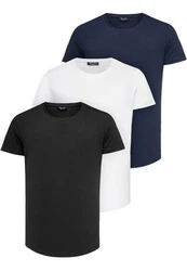 Amaci&Sons T-Shirt TACOMA Weiß/Dunkelblau/Schwarz/Grau/Dunkelgrau