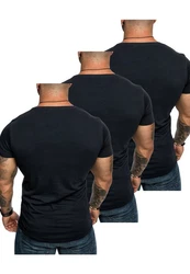 Amaci&Sons T-Shirt TACOMA Dunkelblau/Schwarz