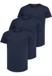 Amaci&Sons T-Shirt TACOMA Dunkelblau/Schwarz