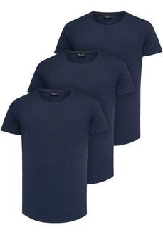 Amaci&Sons T-Shirt TACOMA Dunkelblau/Schwarz