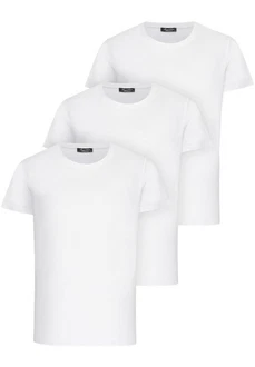 Amaci&Sons T-Shirt 3 LANCASTER Basic Oversize T-Shirt Weiß/Creme/Hellblau/Schwarz