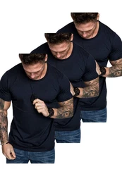 Amaci&Sons T-Shirt 3 LANCASTER Basic Oversize T-Shirt Dunkelblau