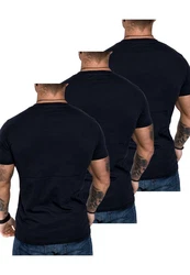 Amaci&Sons T-Shirt 3 LANCASTER Basic Oversize T-Shirt Dunkelblau