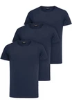 Amaci&Sons T-Shirt 3 LANCASTER Basic Oversize T-Shirt Dunkelblau