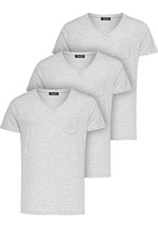 Amaci&Sons T-Shirt PATERSON Herren Basic Oversize T-Shirt Grau/Khaki