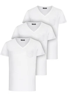 Amaci&Sons T-Shirt PATERSON Herren Basic Oversize T-Shirt Weiß/Creme/Dunkelblau Amaci&Sons T-Shirt PATERSON Herren Basic Oversize T-Shirt Weiß/Creme/Dunkelblau