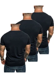 Amaci&Sons T-Shirt PATERSON Herren Basic Oversize T-Shirt Dunkelblau
