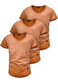 Amaci&Sons T-Shirt SAN FRANCISCO Braun/Orange/Rot/Beige Amaci&Sons T-Shirt SAN FRANCISCO Braun/Orange/Rot/Beige