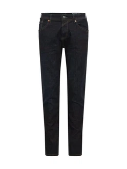 TOM TAILOR Denim Jeans Aedan Dunkelblau/Schwarz/Lila/Blau