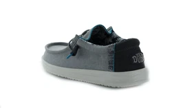 Hey Dude Wally H2O Slipper Grau/Dunkelblau/Blau/Dunkelgrau/Hellgrau
