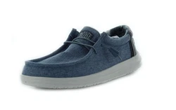 Hey Dude Wally H2O Slipper Hellblau/Blau/Dunkelblau/Grau