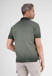 LERROS Poloshirt Grün/Dunkelgrün