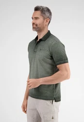 LERROS Poloshirt Grün/Dunkelgrün