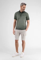 LERROS Poloshirt Grün/Dunkelgrün