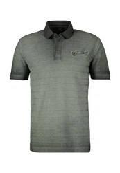 LERROS Poloshirt Grün/Dunkelgrün