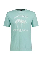 LERROS T-Shirt mit Frontprint Grün/Türkis/Hellgrün