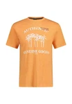 LERROS T-Shirt mit Frontprint Orange/Gelb