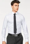 Bruno Banani Langarmhemd Slim-fit Weiß/Grau/Creme/Dunkelgrau