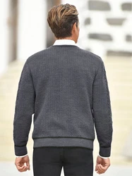 Witt Strickjacke Grau/Dunkelgrau/Dunkelrot/Dunkelblau