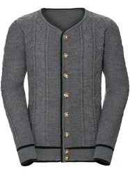 Witt Strickjacke Grau/Dunkelgrau/Dunkelrot/Dunkelblau