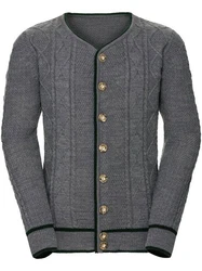 Witt Strickjacke Grau/Dunkelgrau/Dunkelrot/Dunkelblau