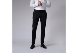 Hirschthal Chinohose Herren Chino Hose Herrenhose Casual Slim-Fit 
