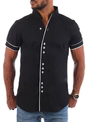 CARISMA Kurzarmhemd Herren Hemd Basic (9118/9119) einfarbig (9118 / 9119)