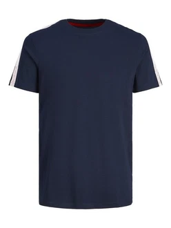 Jack & Jones Kurzarmshirt JCOSPIRIT TAPE TEE SS CREW NECK