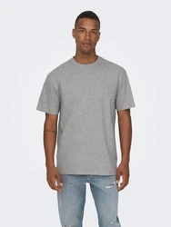 ONLY & SONS T-Shirt ONSFred (1-tlg) Grau/Hellgrau/Dunkelgrau