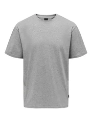 ONLY & SONS T-Shirt ONSFred (1-tlg) Grau/Hellgrau/Dunkelgrau