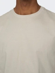 ONLY & SONS T-Shirt ONSFred (1-tlg) hellgrau