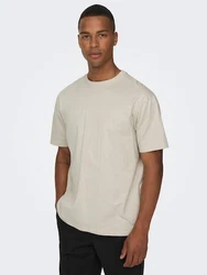 ONLY & SONS T-Shirt ONSFred (1-tlg) hellgrau